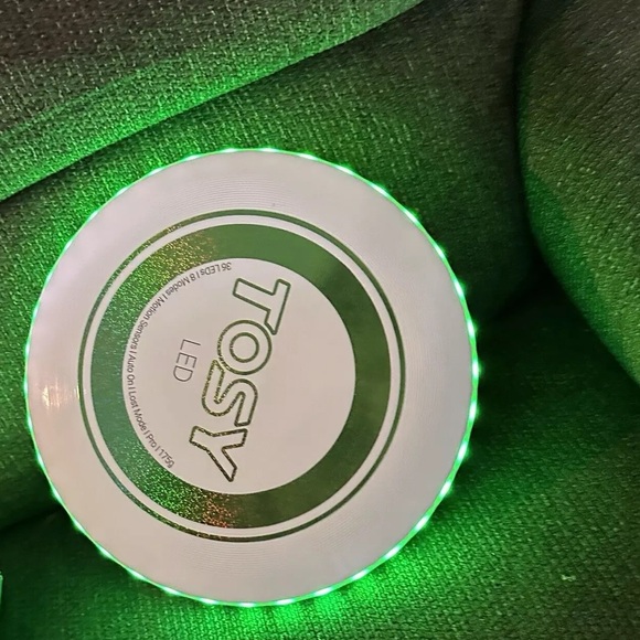 TOSY Green Flying Disc 36 LEDs Frisbee Extremely Bright Flying Disc Smart Modes - Picture 10 of 10
